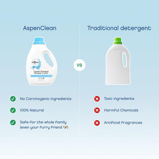 ASPEN Clean Natural Laundry Detergent - 2 pack