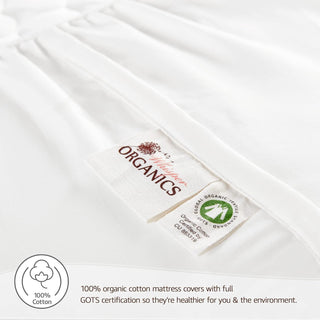 Whisper Organics Luxury Quilted Mattress Pad