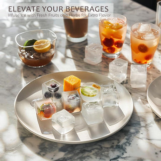 BPA-Free Silicone Ice Mold Freezer Tray Set